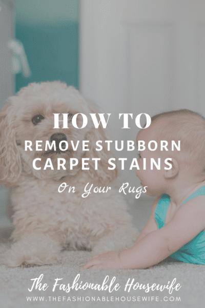 How To Remove Stubborn Carpet Stains On Your Rugs