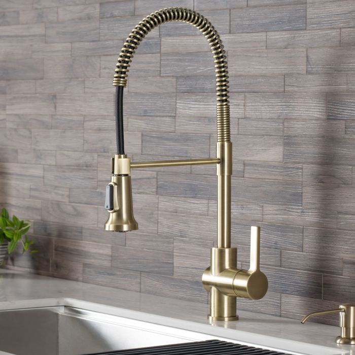 How To Care For A Gold Kitchen Faucet • The Fashionable Housewife