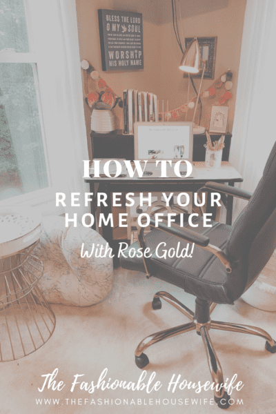 Refresh Your Home Office With Rose Gold