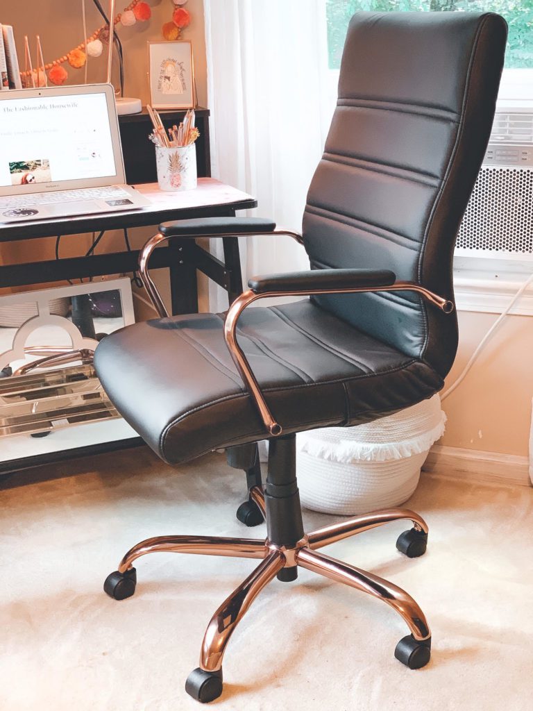 Refresh Your Home Office With Rose Gold! • The Fashionable Housewife