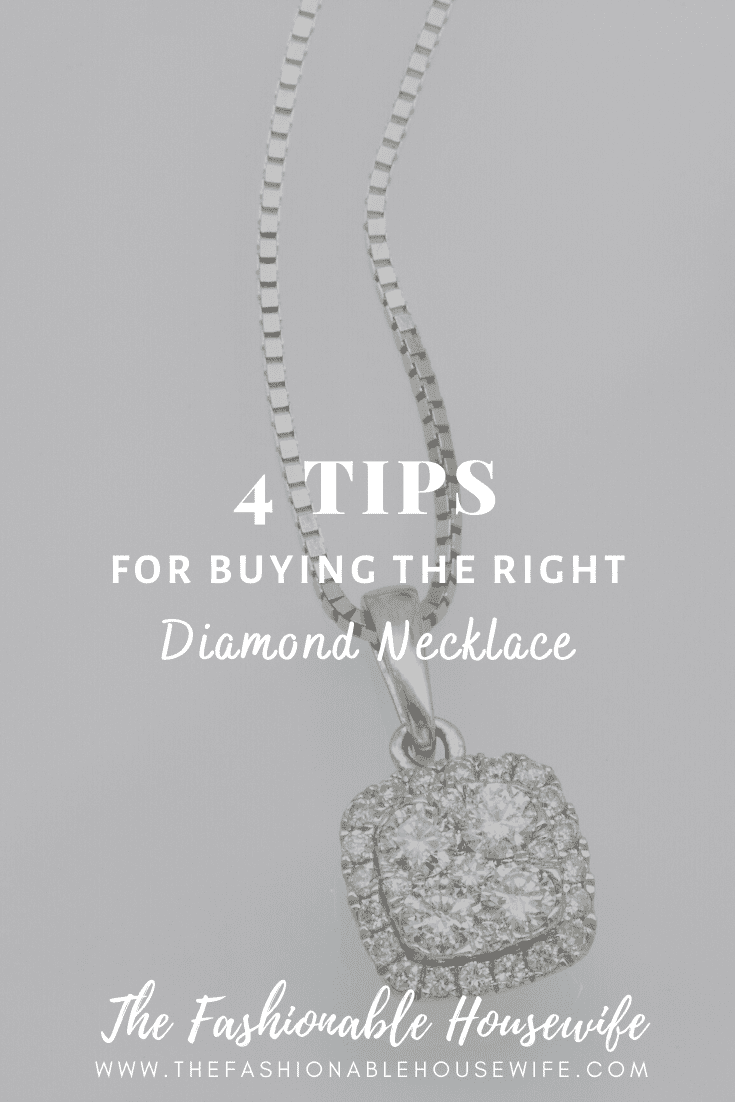 4 Tips for Buying the Right Diamond Necklace