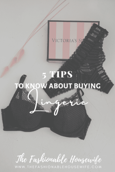 5 Tips To Know About Buying Lingerie