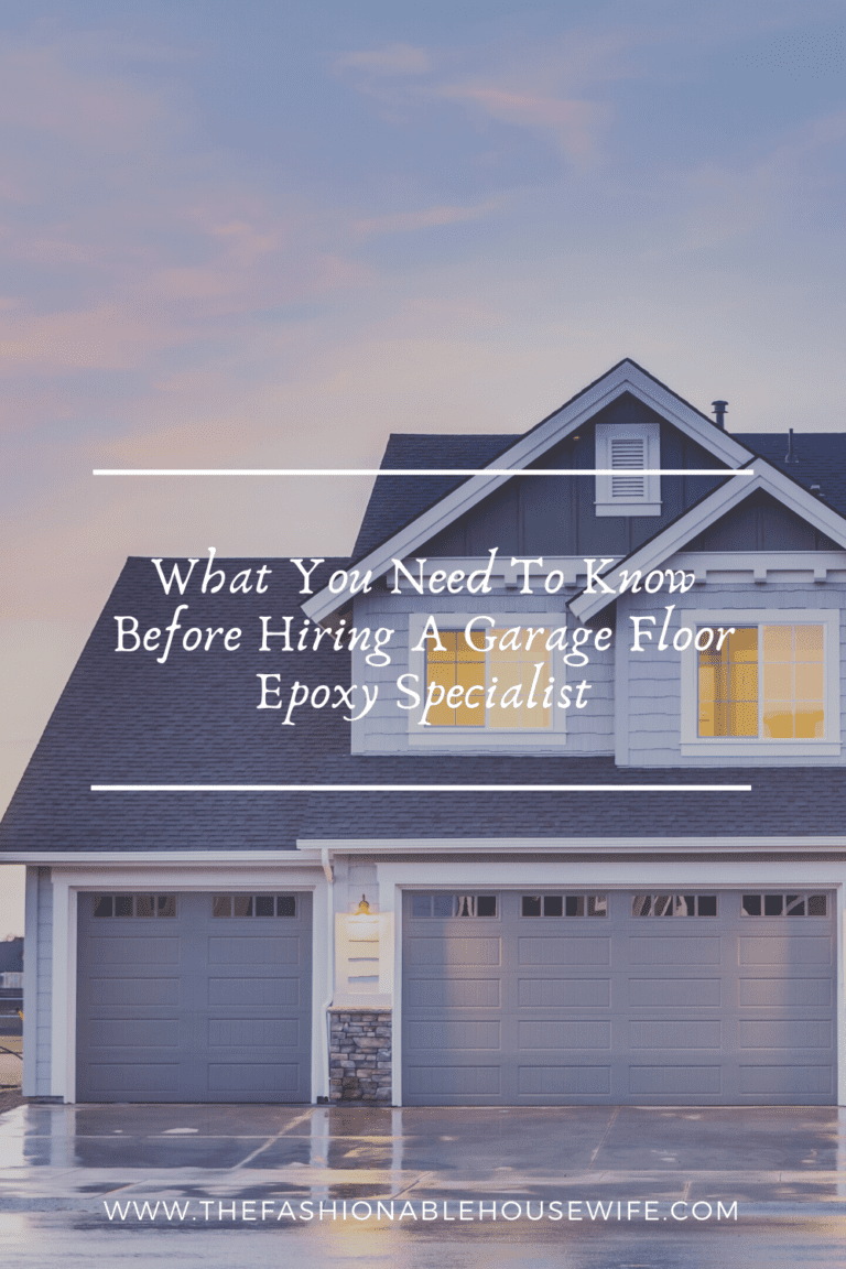 What You Need To Know Before Hiring A Garage Floor Epoxy Specialist