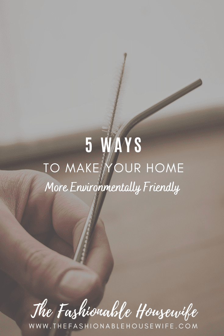 5 Ways to Make Your Home More Environmentally Friendly