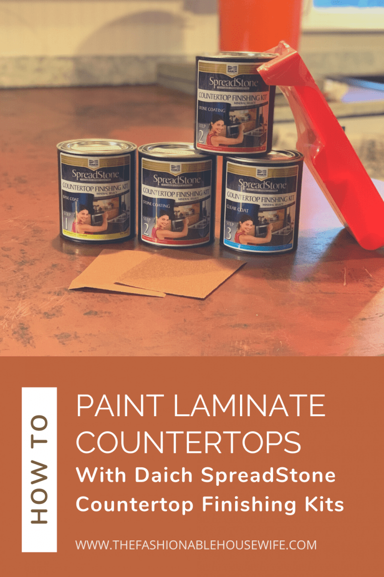 How To Paint Laminate Countertops with Daich SpreadStone Countertop Paint