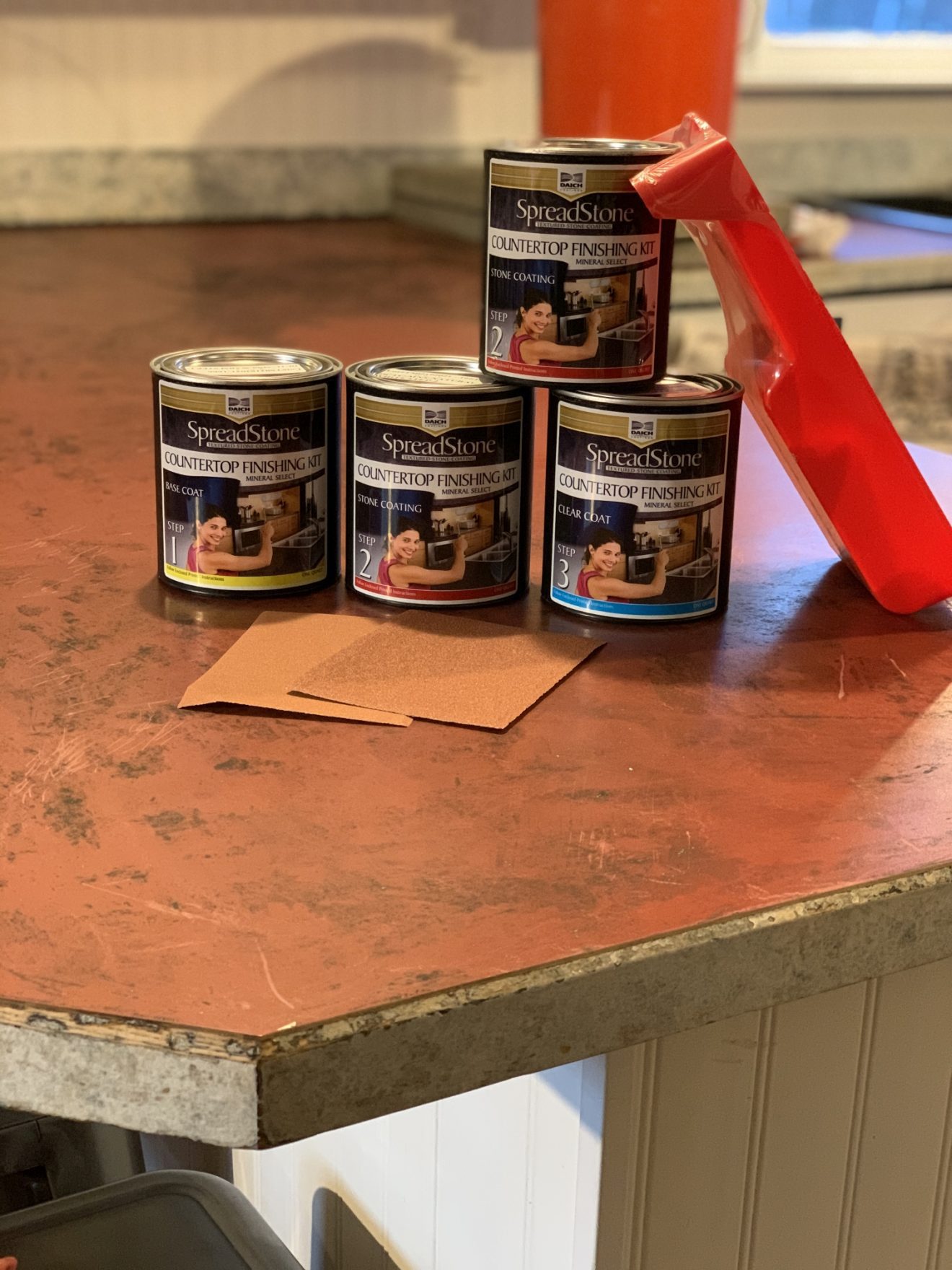 How To Paint Laminate Countertops with Daich SpreadStone Countertop