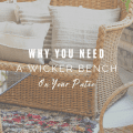 Why You Need A Wicker Bench On Your Patio