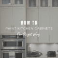 How To Paint Kitchen Cabinets The Right Way