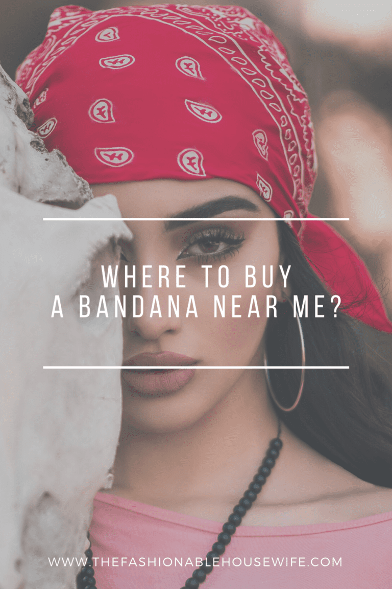 Where To Buy A Bandana Near Me?