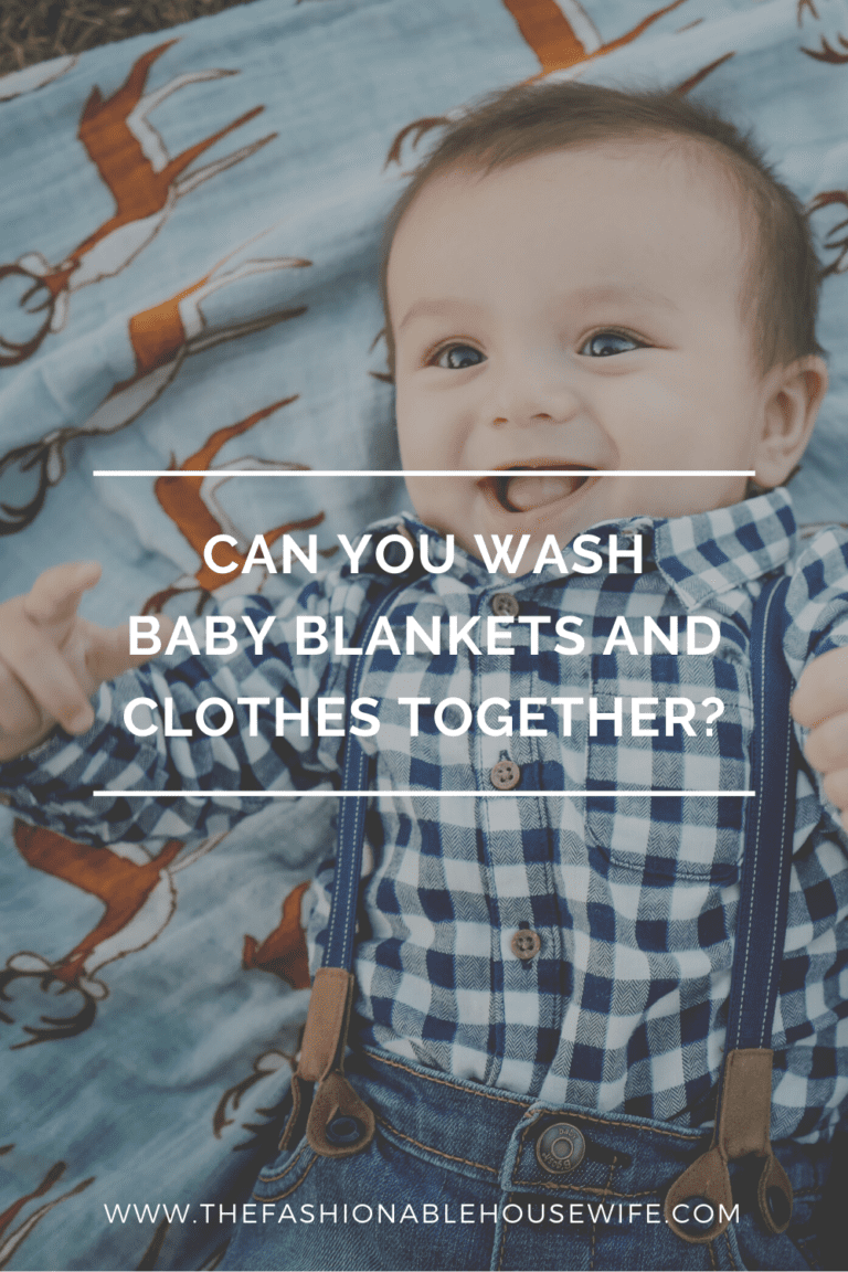 Can You Wash Baby Blankets and Clothes Together?