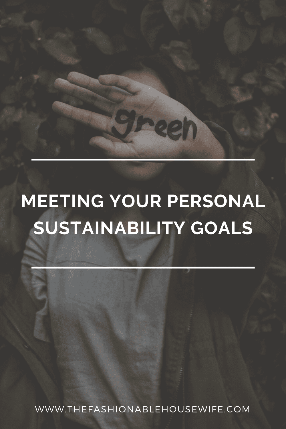 Meeting Your Personal Sustainability Goals