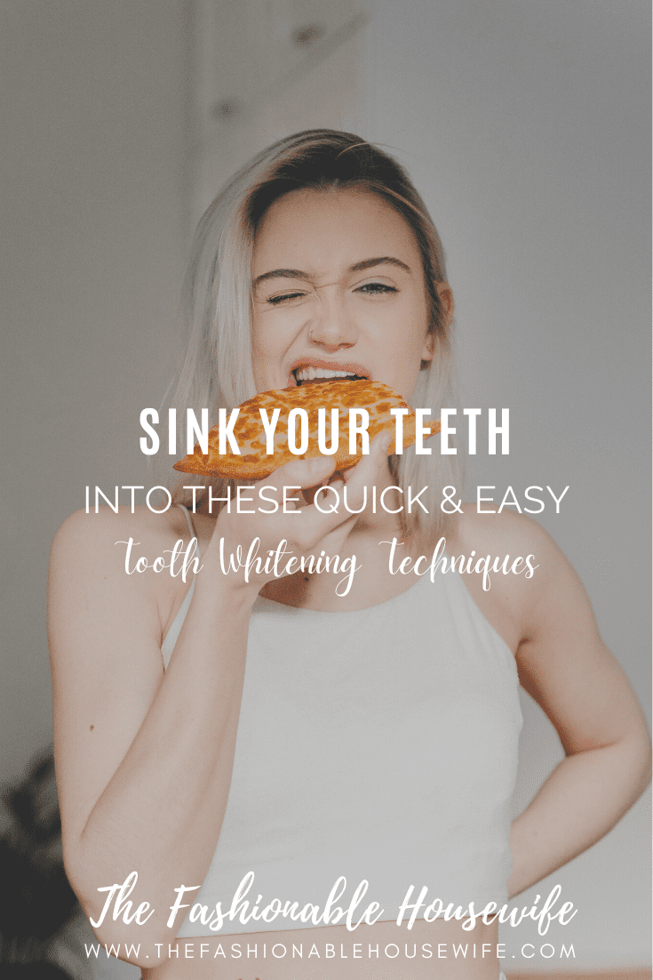 Sink Your Teeth Into These Tooth Whitening Techniques