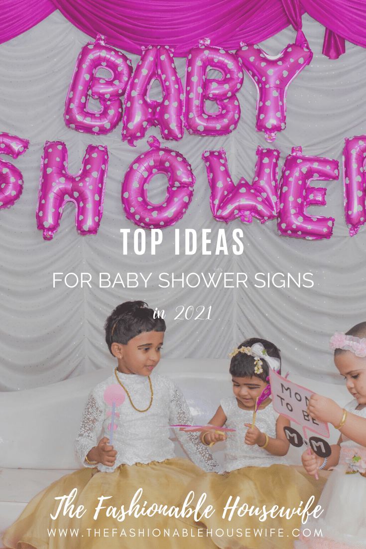 Top Ideas for Baby Shower Signs in 2021