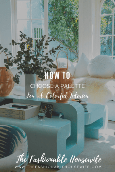 How To Choose A Palette For A Colorful Interior
