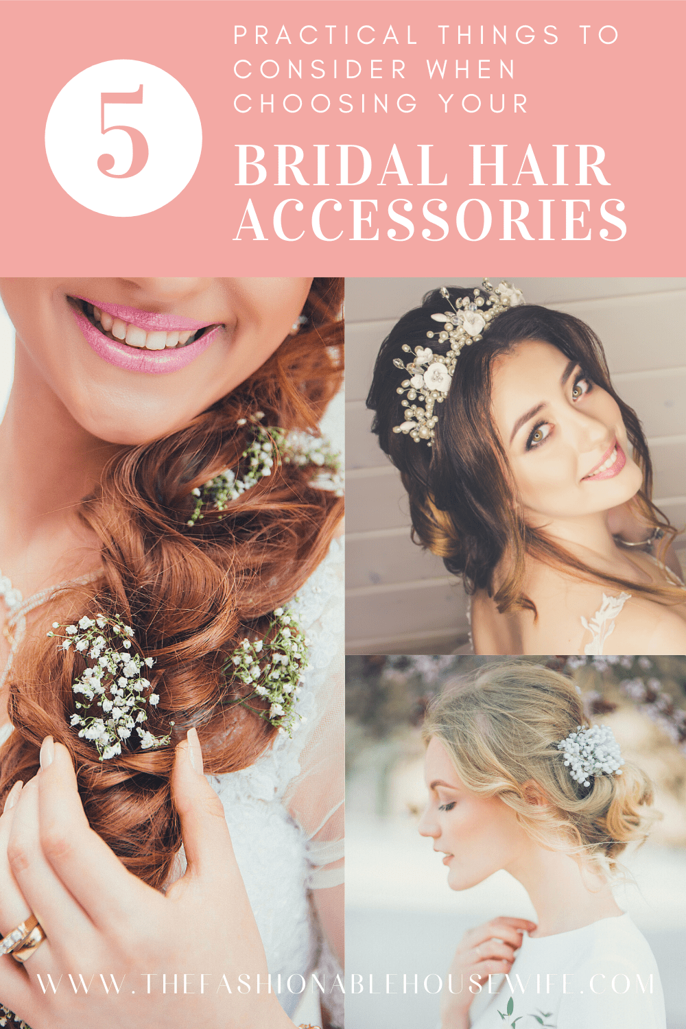 5 Practical Things to Consider When Choosing Your Bridal Hair Accessories