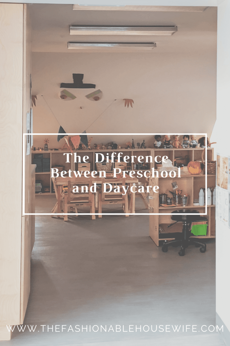 The Difference Between Preschool and Daycare
