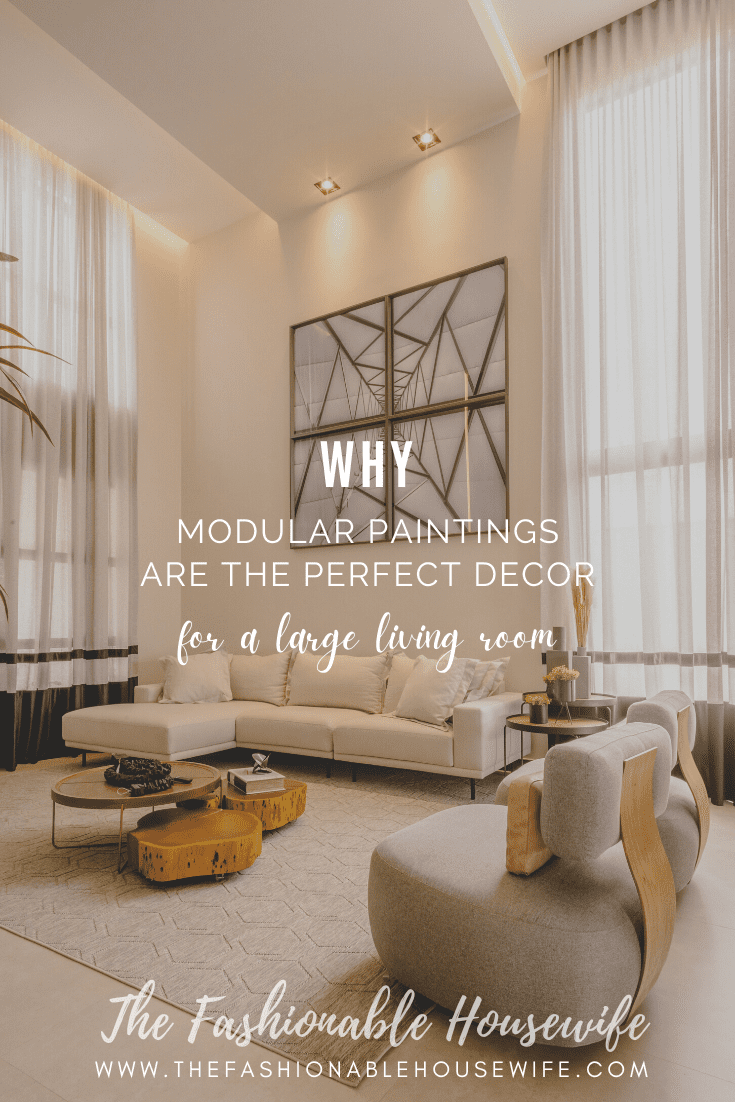 Why Modular Paintings Are The Perfect Decor for a Large Living Room