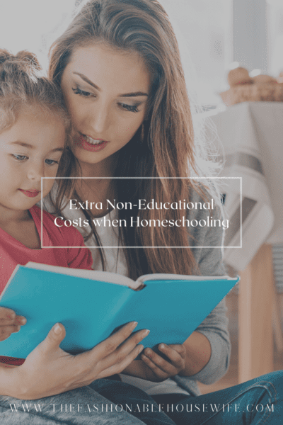 Extra Non-Educational Costs when Homeschooling