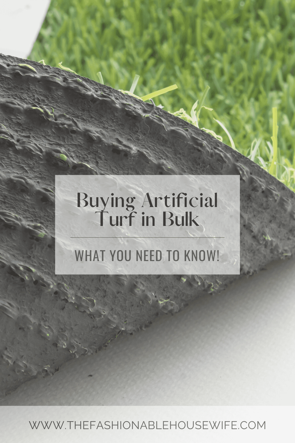 Buying Artificial Turf in Bulk: What You Need To Know!