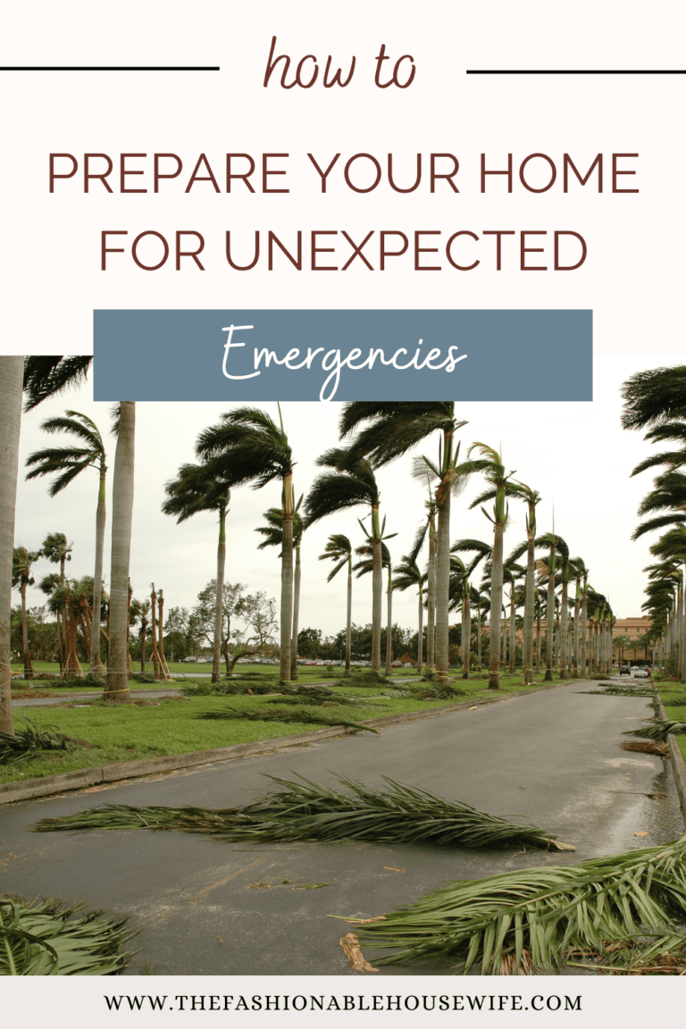 How To Prepare Your Home for Unexpected Emergencies