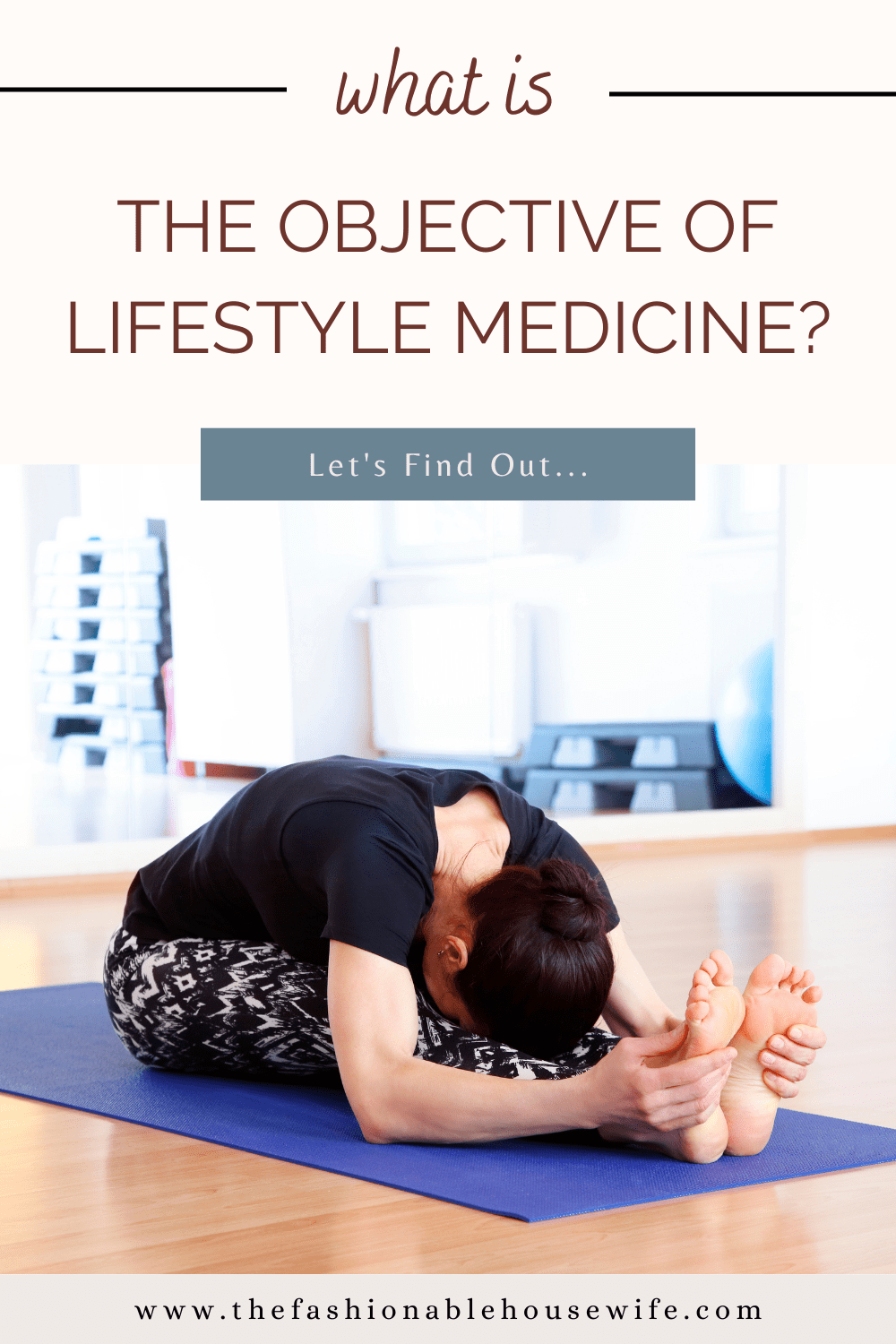 What is the objective of lifestyle medicine?