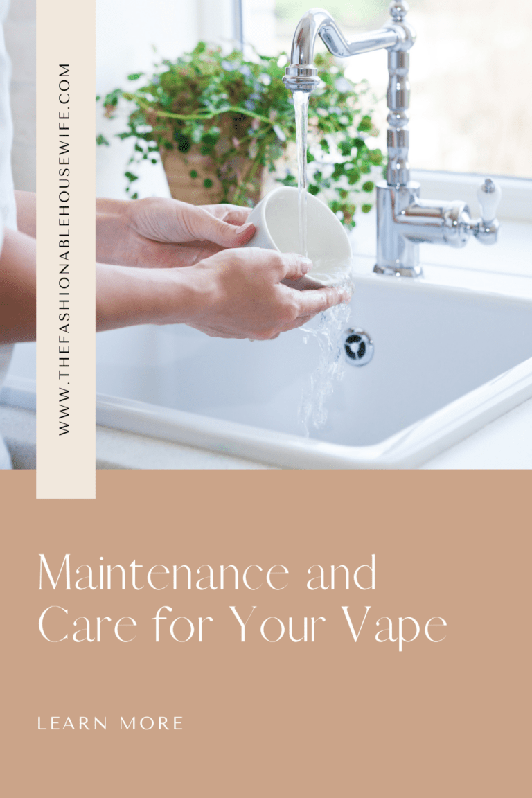 Maintenance and Care for Your Vape: Tips and Tricks