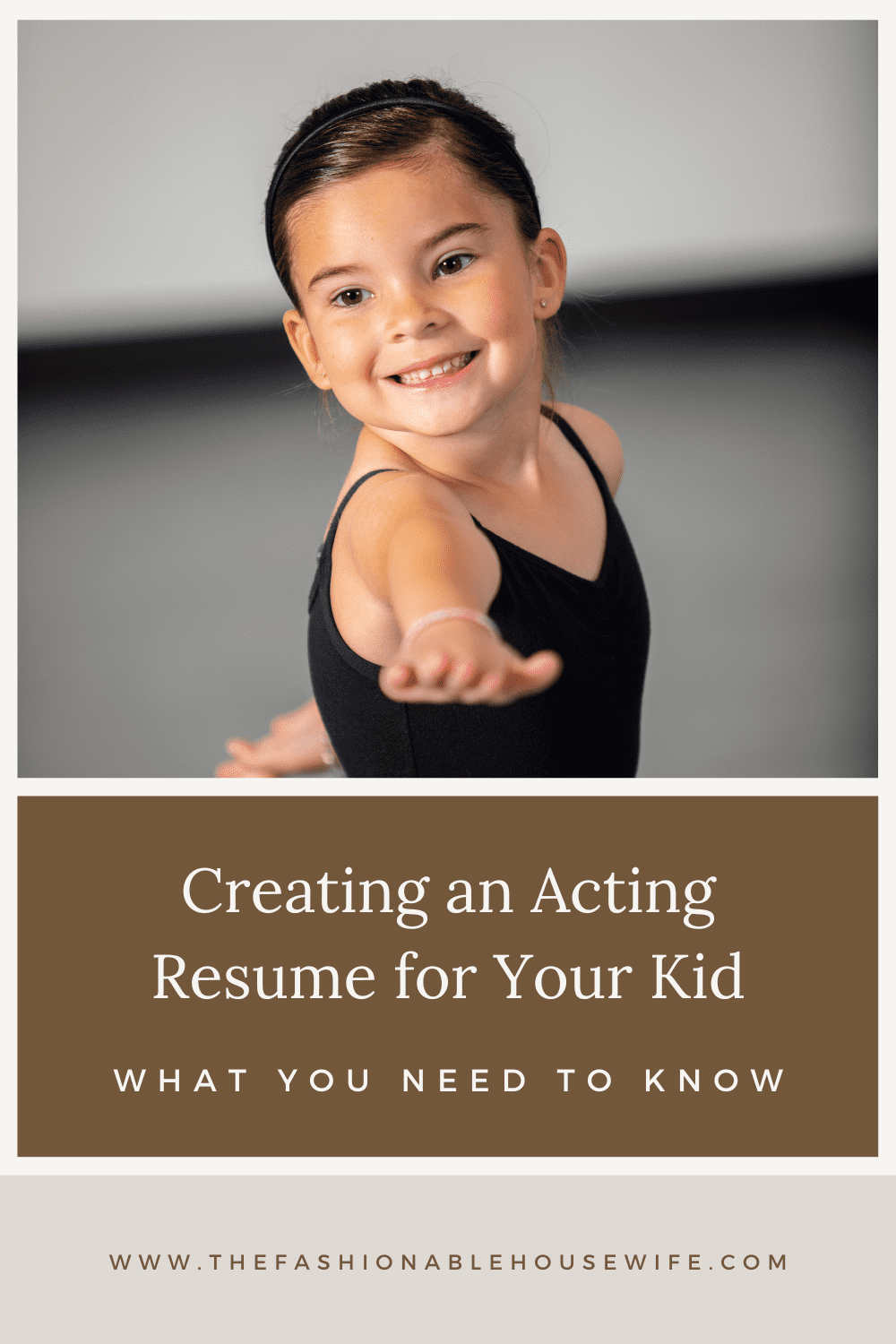 Creating an Acting Resume for Your Kid: What You Need to Know