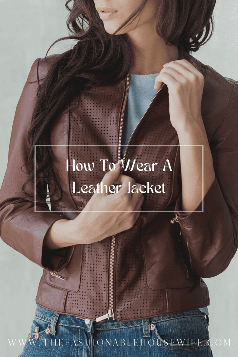 How To Wear A Leather Jacket