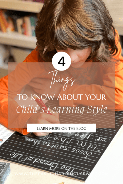 Things to Know About Your Child's Learning Style