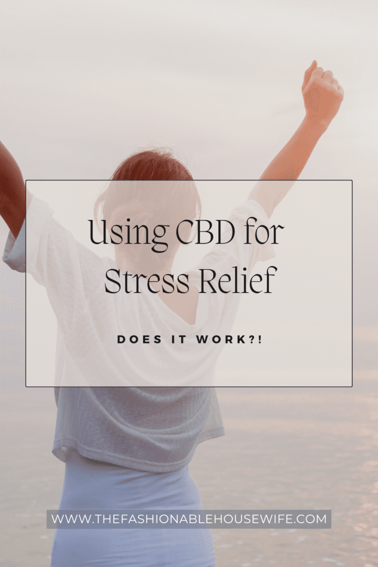 Using  CBD  for Stress Relief: Does it Work?