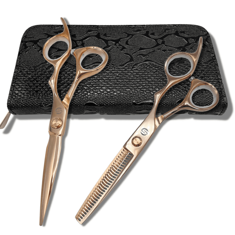 Golden Damascus Pattern Hair Cutting Scissors Hair Thinning - Temu