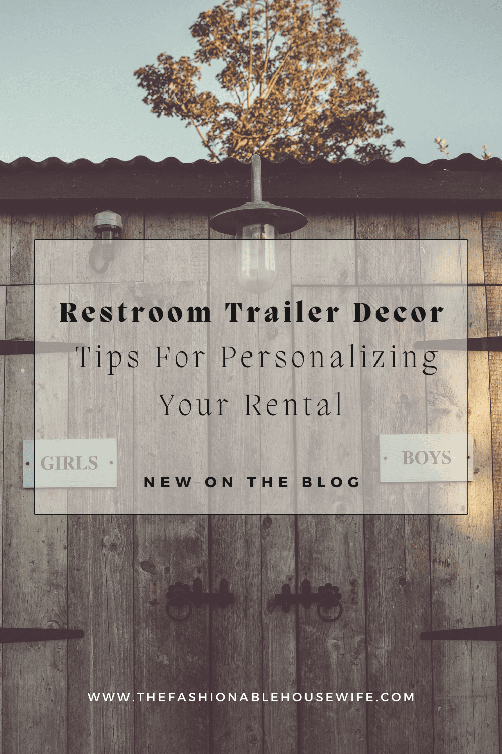 DIY Restroom Trailer Decor: Tips For Personalizing Your Rental