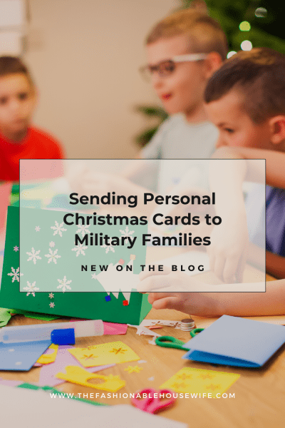 Sending Personal Christmas Cards to Military Families