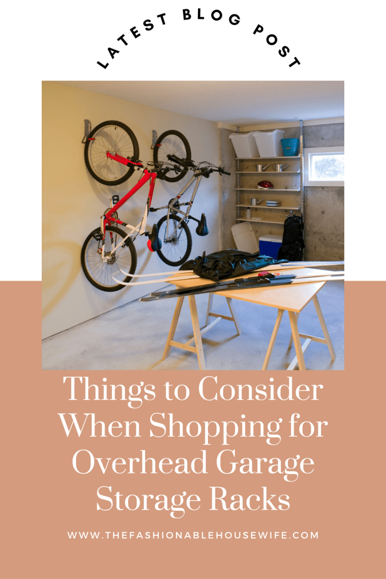 Things to Consider When Shopping for Overhead Garage Storage Racks