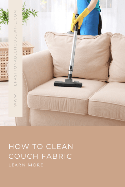 How to Clean Couch Fabric