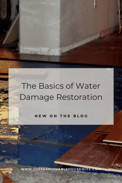 The Basics of Water Damage Restoration
