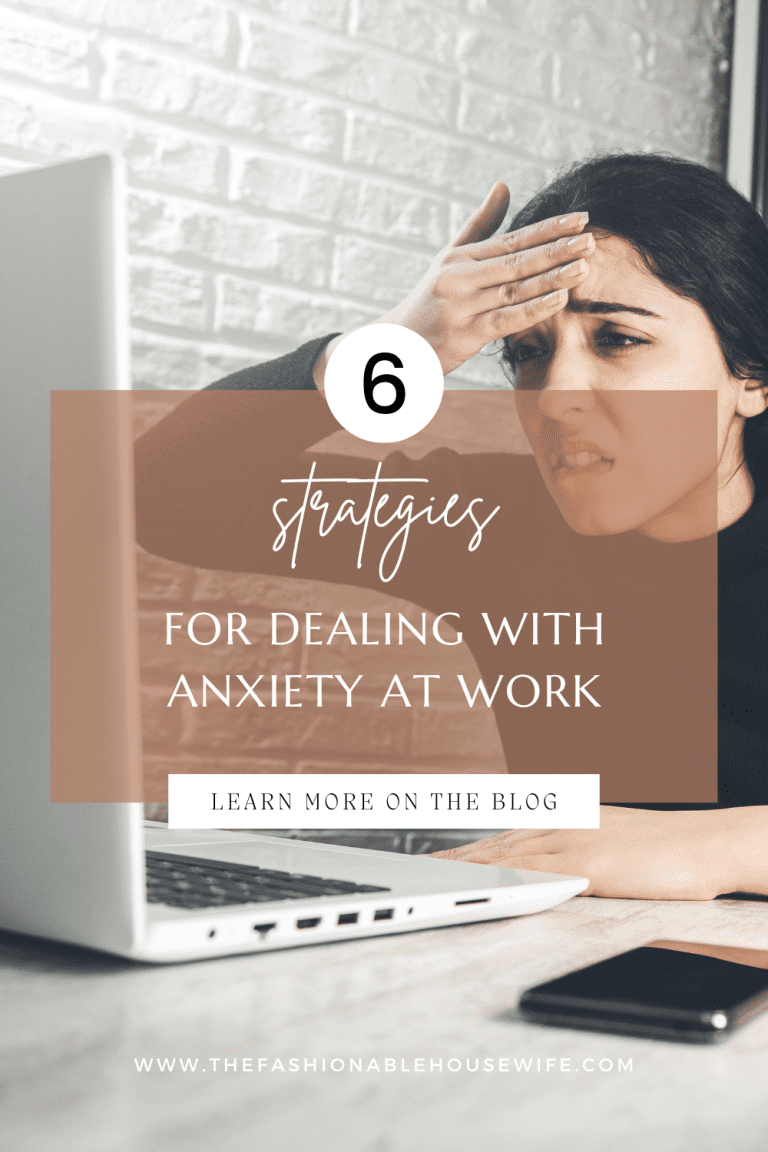 Dealing with Anxiety at Work 6 Strategies for a Productive Day • The