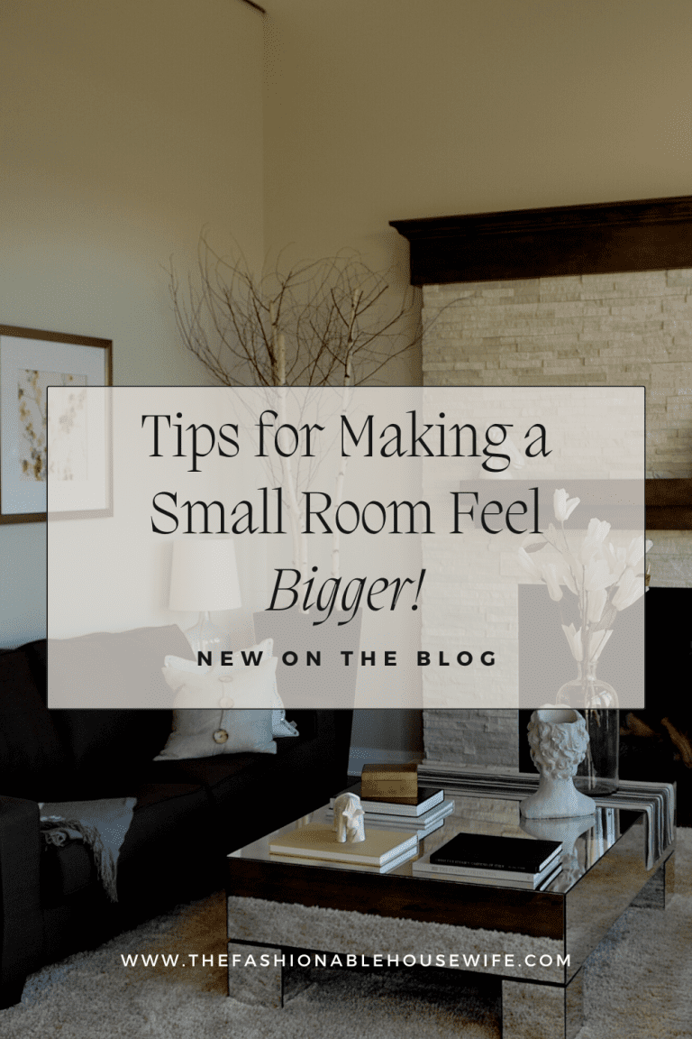 Tips for Making a Small Room Feel Bigger