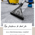 The Top Features to Look for in a Professional Carpet Cleaner Machine