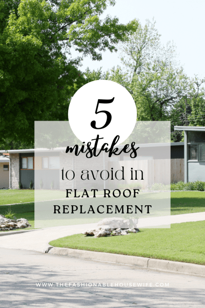 Top 5 Mistakes to Avoid in Flat Roof Replacement