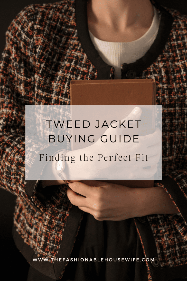 Tweed Jacket Buying Guide: Finding the Perfect Fit