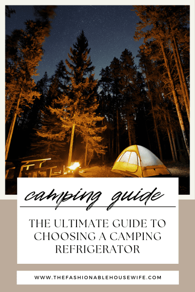 Chill Outdoors: The Ultimate Guide to Choosing a Camping Refrigerator