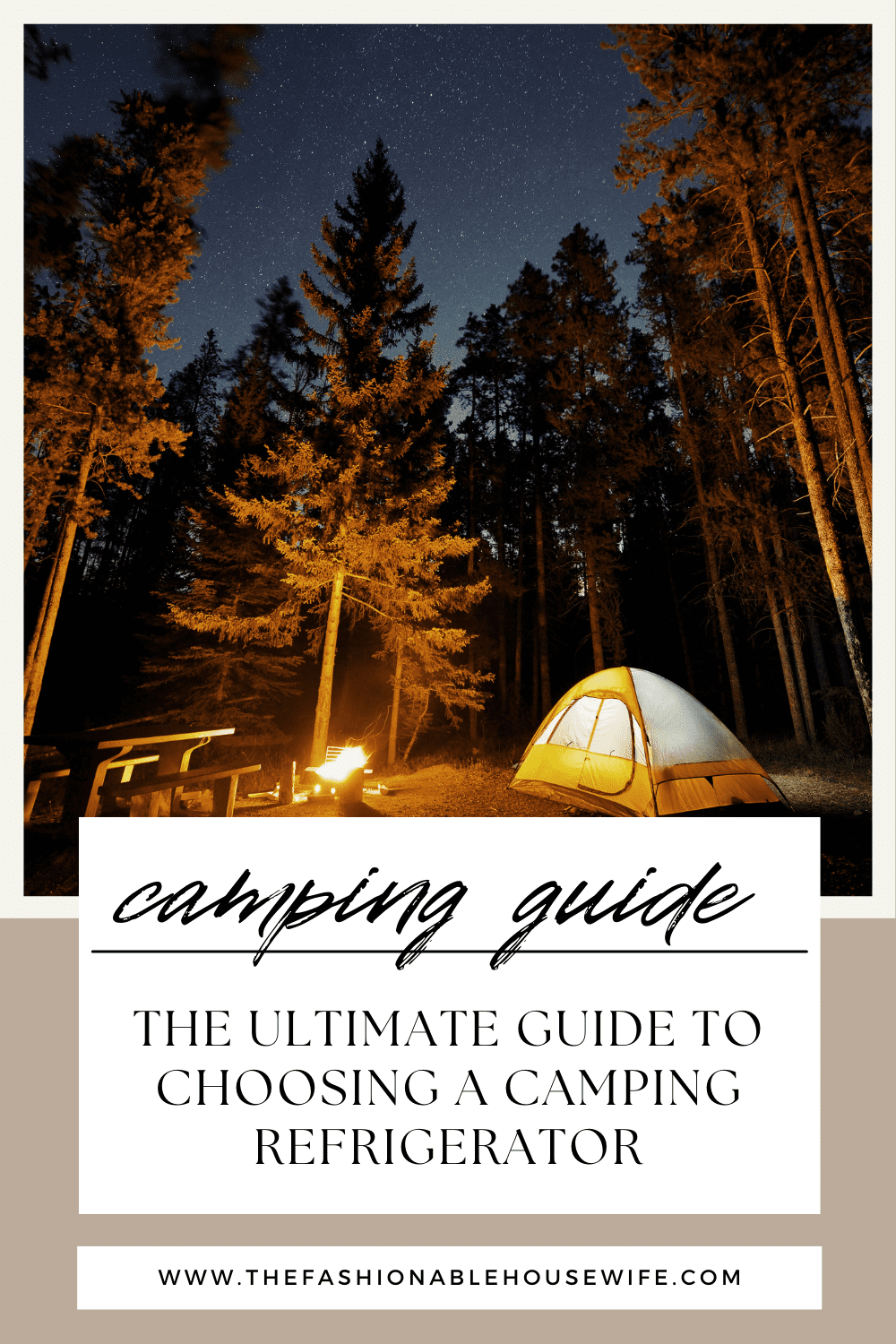 Chill Outdoors: The Ultimate Guide to Choosing a Camping Refrigerator