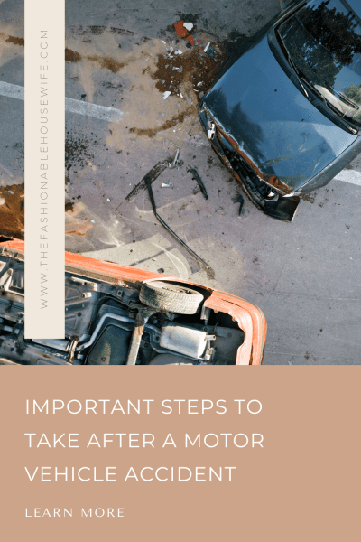 Important Steps to Take After a Motor Vehicle Accident