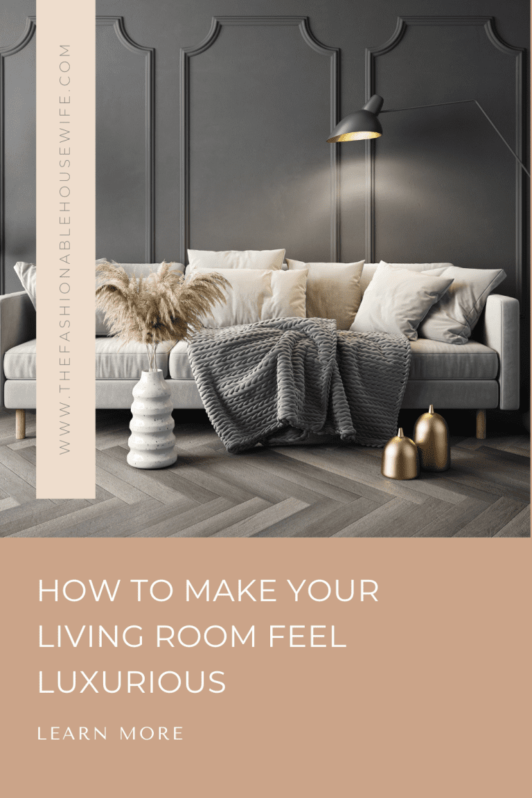 How to Make Your Living Room Feel Luxurious