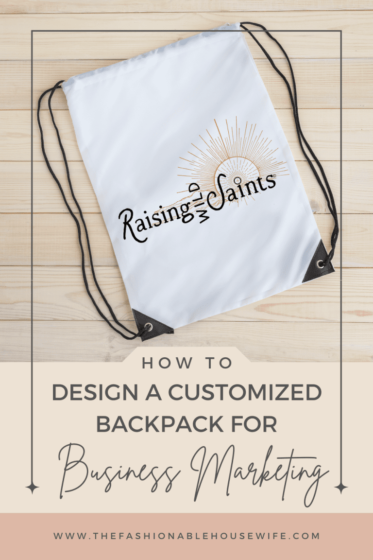 How to Design a Customized Backpack for Business Marketing