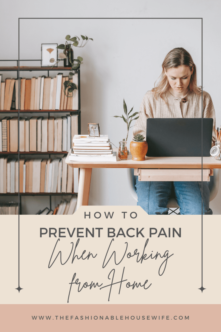 How to Prevent Back Pain When Working from Home