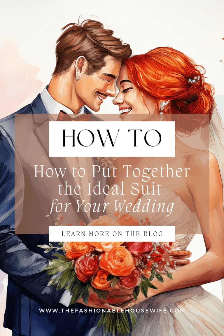 How to Put Together the Ideal Suit for Your Wedding