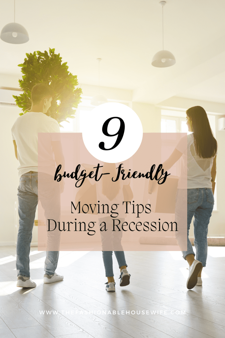 9 Budget-Friendly Moving Tips During a Recession