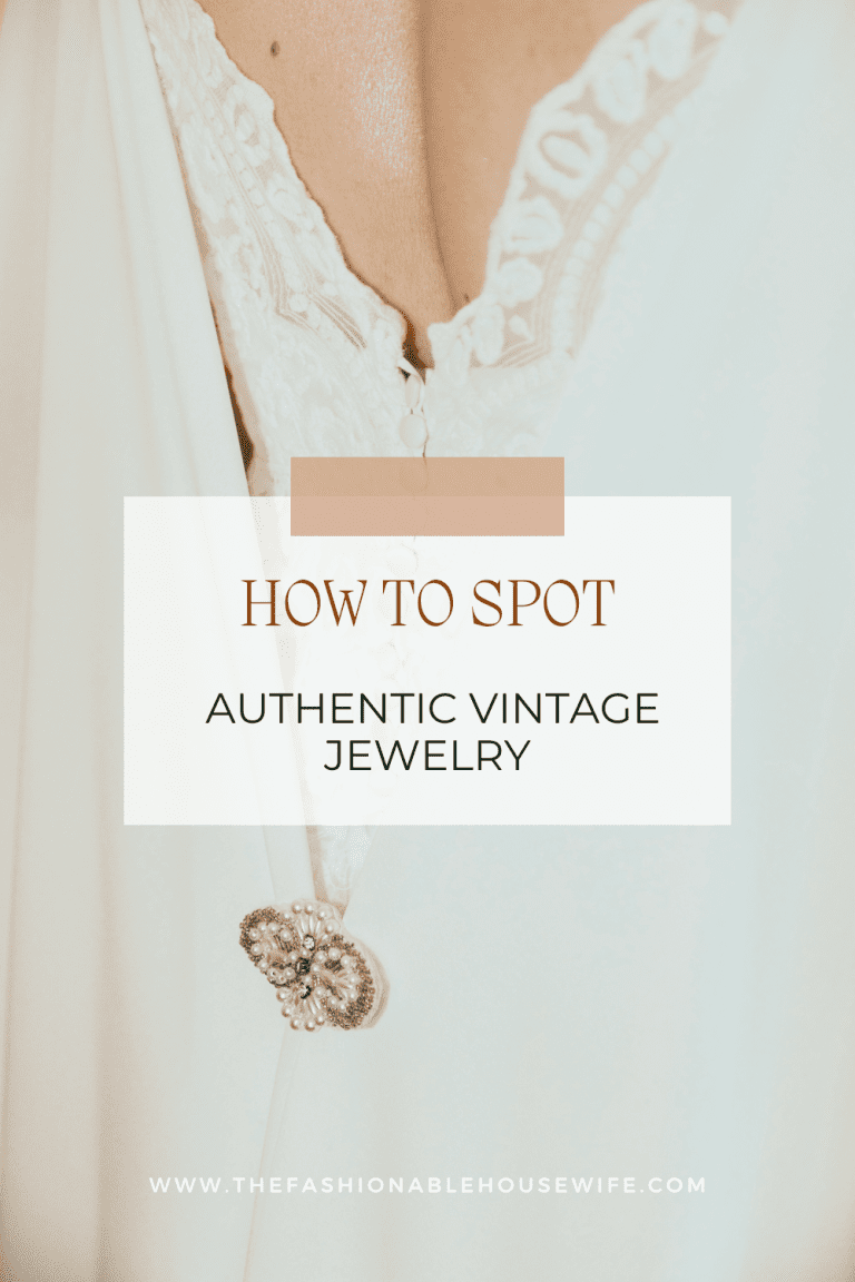 How to Spot Authentic Vintage Jewelry